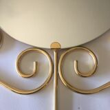 Miroir soleil métal doré - 44cm