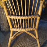 Children's rattan armchair