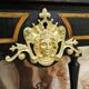 "Boulle" courtesy table from the Napoleonic III era in marquetry.
