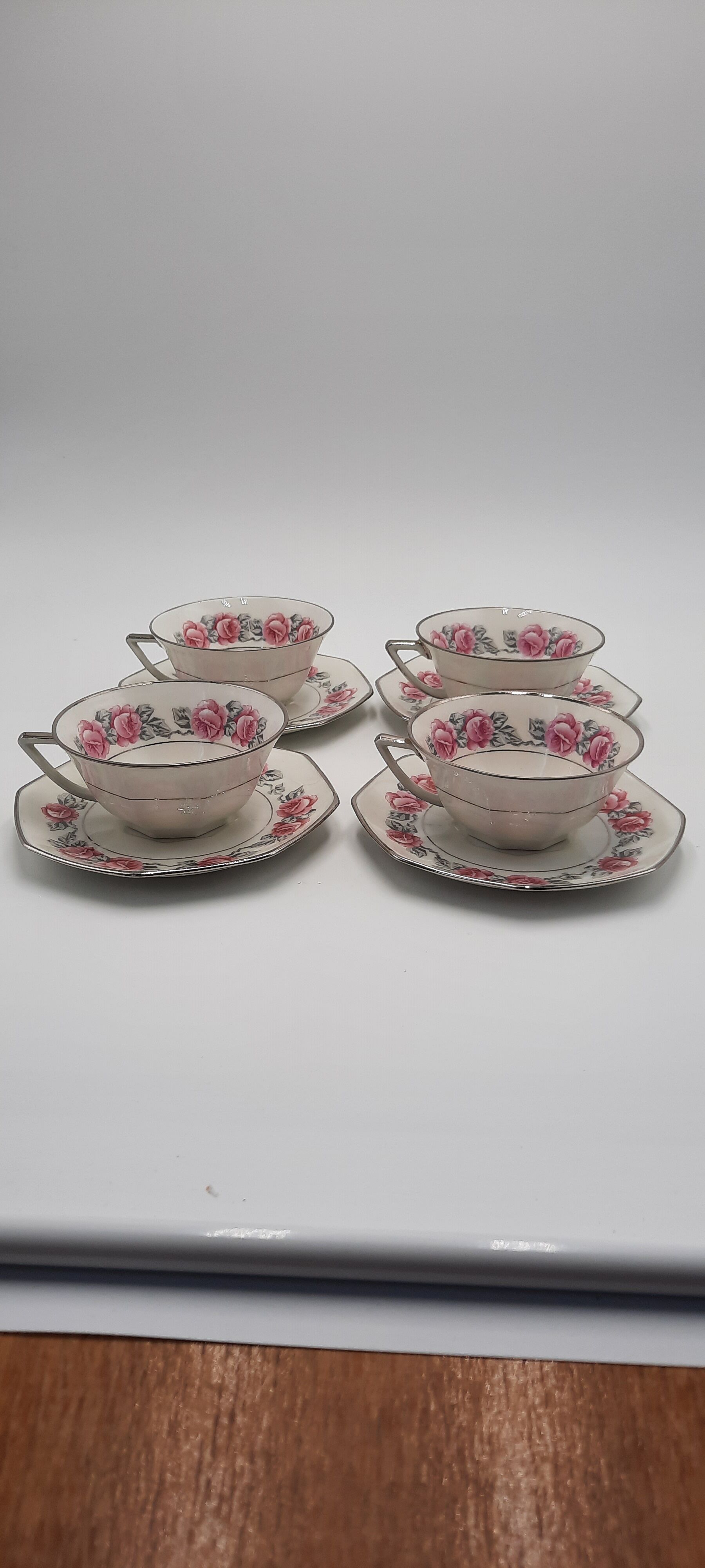 4 tea cup Limoges porcelain