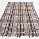 Tapis kilim turc blanc et noir