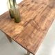 Farm table in pine, tapered legs, 1950s.