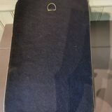 Solid brass triptych barber mirror