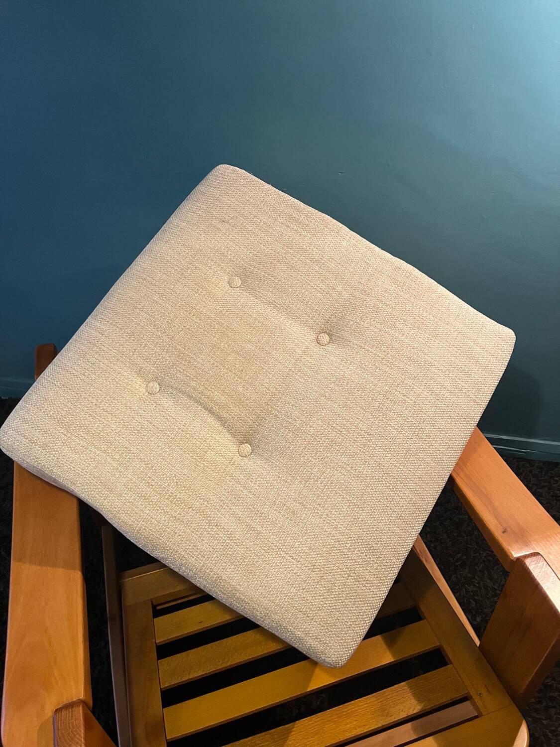 Elm and Maison Regain fabric armchair