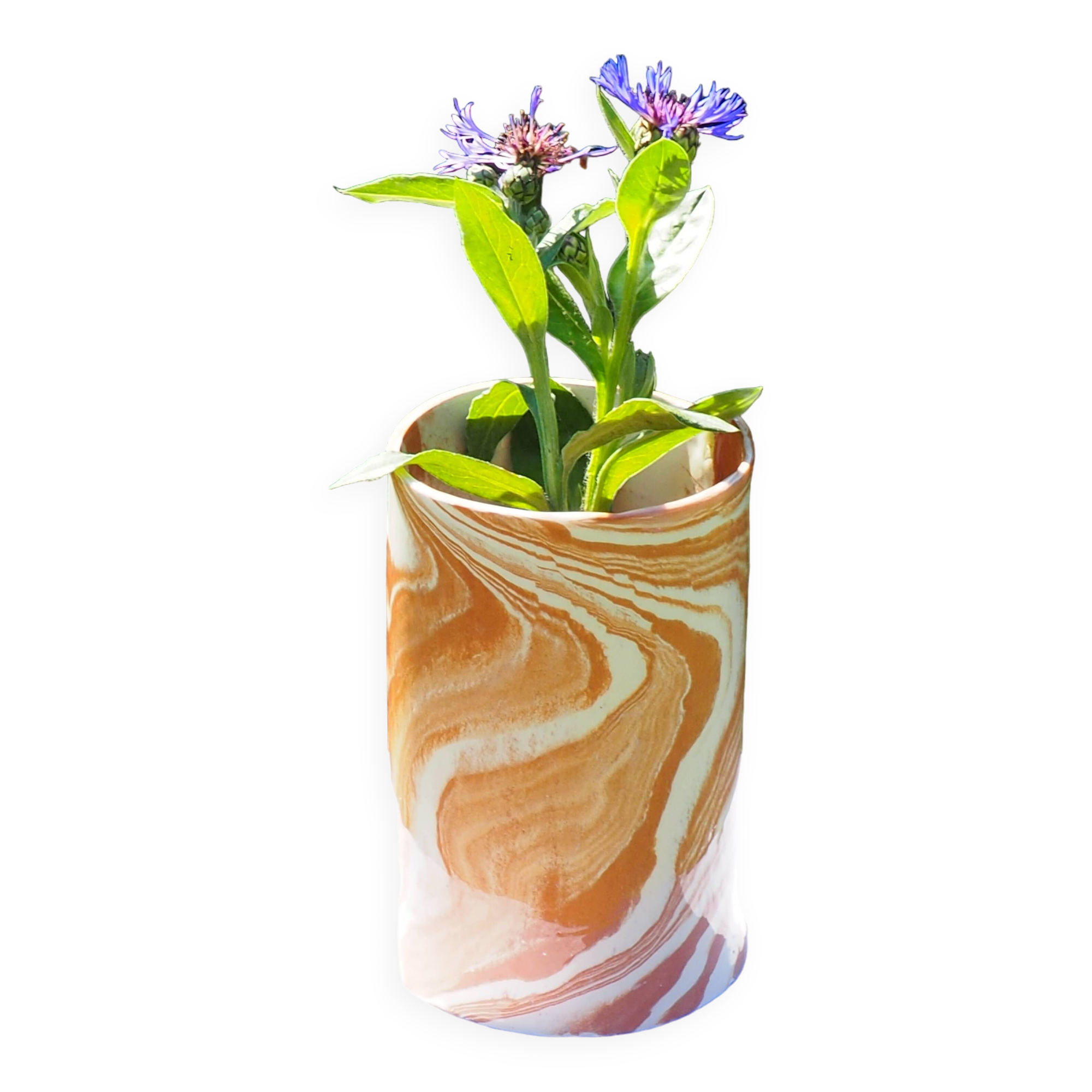 Terracotta vase