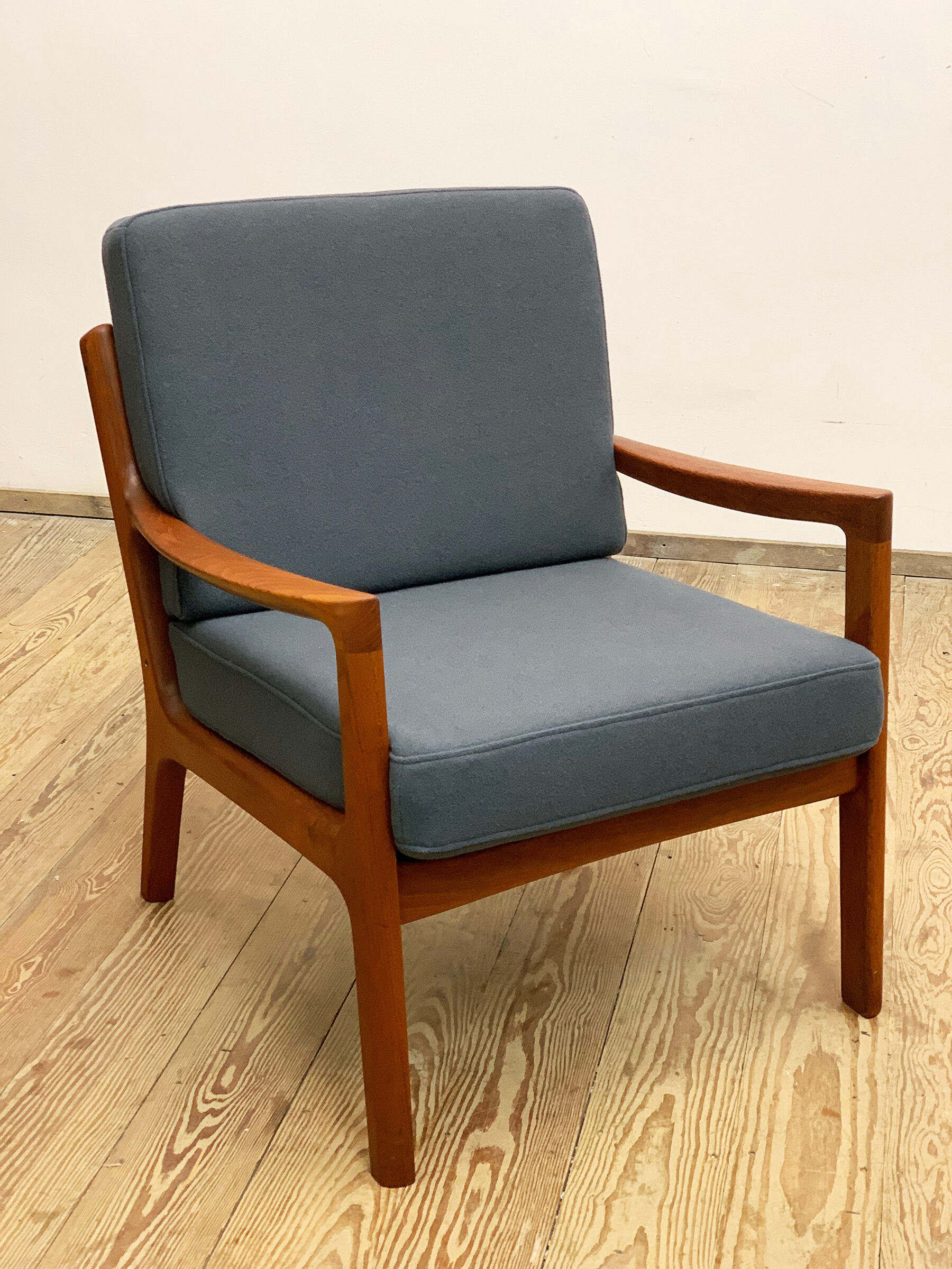 Teak armchair or easy chair by Ole Wanscher for France & Son, Mid Century Modern Danish Design, 1950er