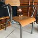 Old Mullca school chair with armrests