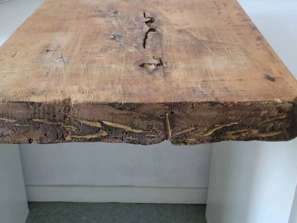 Très Grosse Planche A Decouper Ancienne En Bois D'Olivier