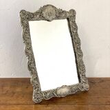Miroir à poser vintage style rocaille en métal