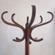 Wooden parrot coat rack