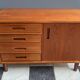 Danish Teak sideboard with drawers and door, 1960s