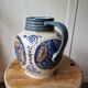Antique ceramic pitcher jug elchinger fils alsace soufflenheim, art