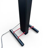 Stilnovo Zagan floor lamp, Italian design from the 80s, dimmer.