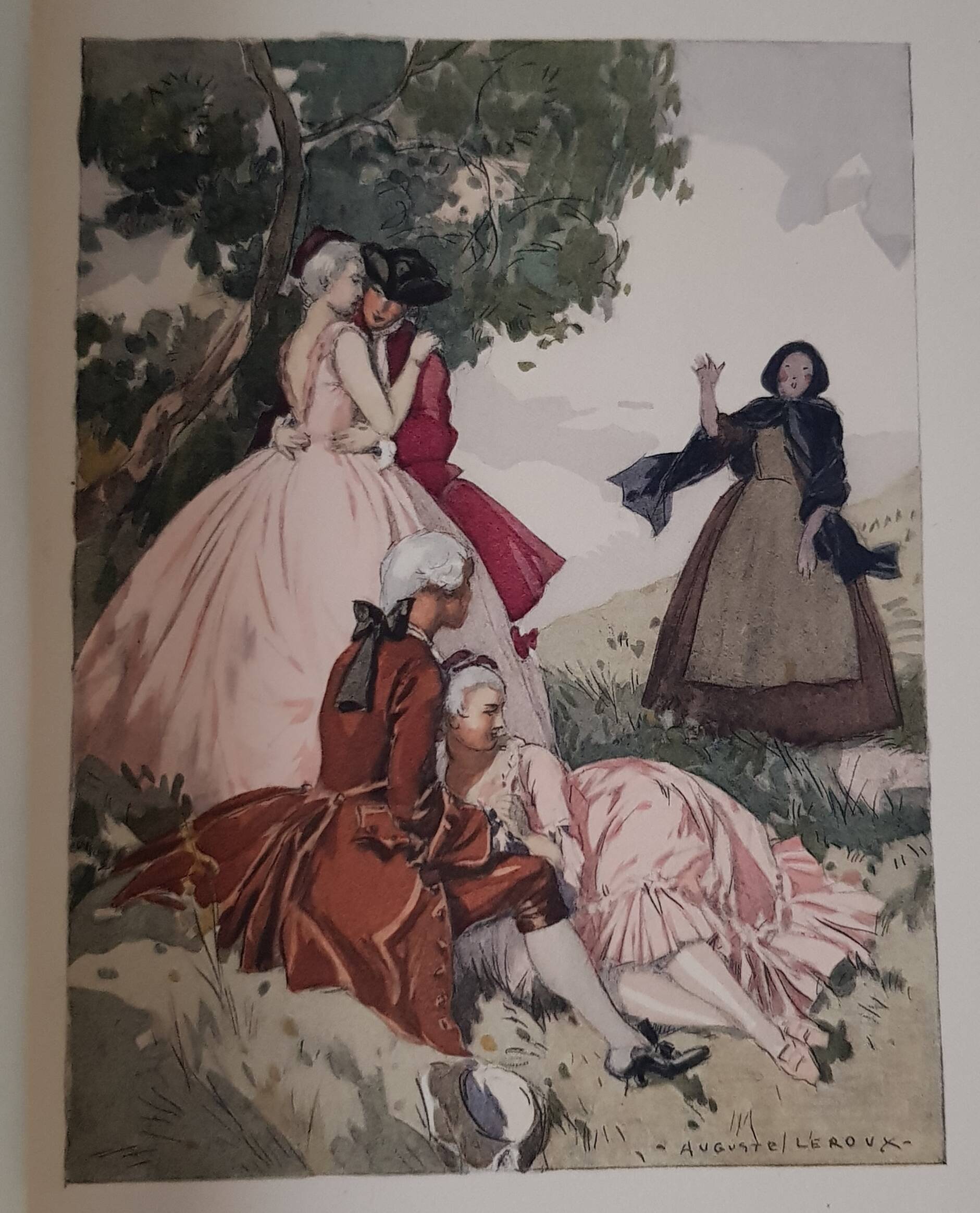 Illustration by Auguste Leroux for the life of Casanova