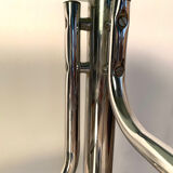 Console smoked glasses, chrome structure, 70s