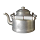 Aluminum kettle white porcelain handle