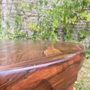 Scandinavian dining table in Rio rosewood.