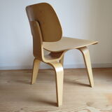 Single Dcw Dining Chair By Charles Eames For Vitra 1990s Ash A