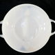 Soupière ronde en porcelaine de Limoges Giraud doré peint a la main