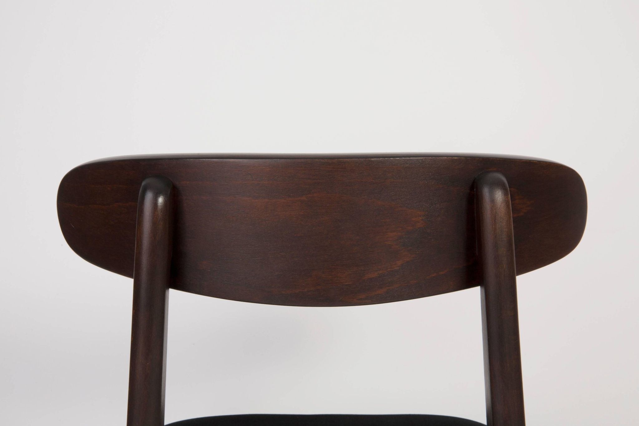 Black velvet armchair mid-century by Rajmund Halas, Poland, 1960.