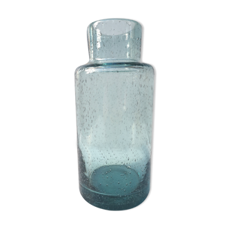 Bubbled glass vase