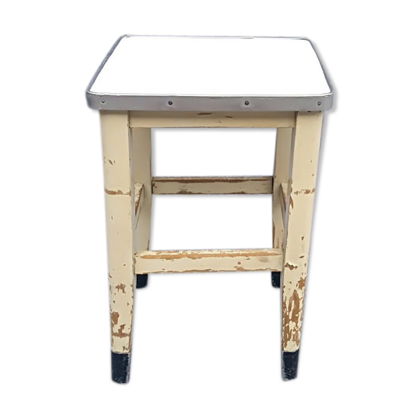 Tabouret on white formica 1950