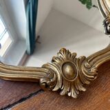 Baroque style gold mirror