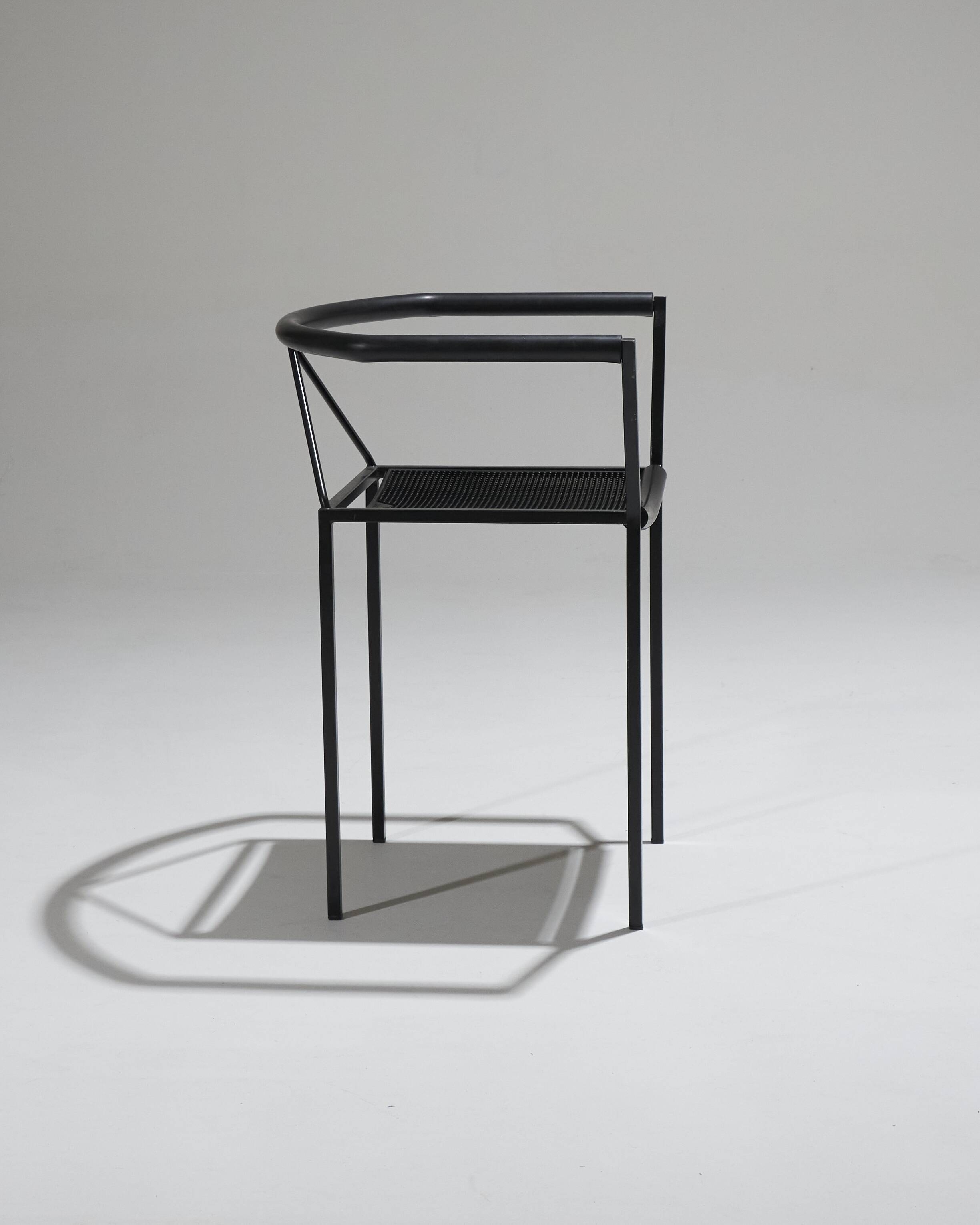 Pair of poltroncina chairs, zeus, maurizio peregalli, 1980s