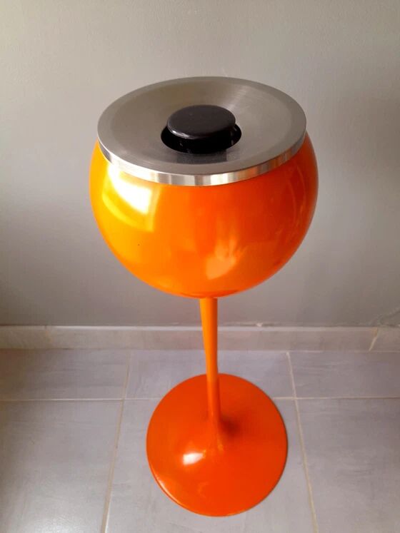 Tulip Foot Ashtray Orange 1970