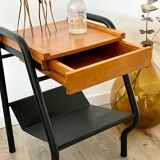 Vintage boarding school bedside