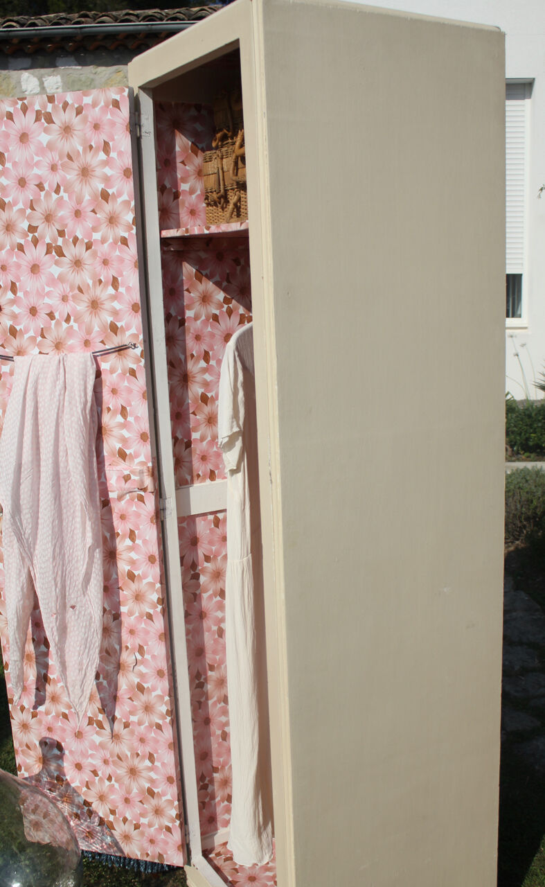 Art deco one door cupboard