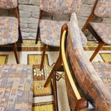 Set of 6 Scandinavian chairs year 70 vintage