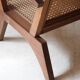 Fauteuil en bois et cannage, 1954