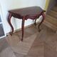 Console with curved legs - mahogany - Louis XV style - carved wood