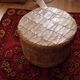 Trunk leather storage Ottoman