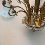 Bronze chandelier of Art Nouveau inspiration
