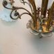 Lustre bronze d'inspiration Art Nouveau