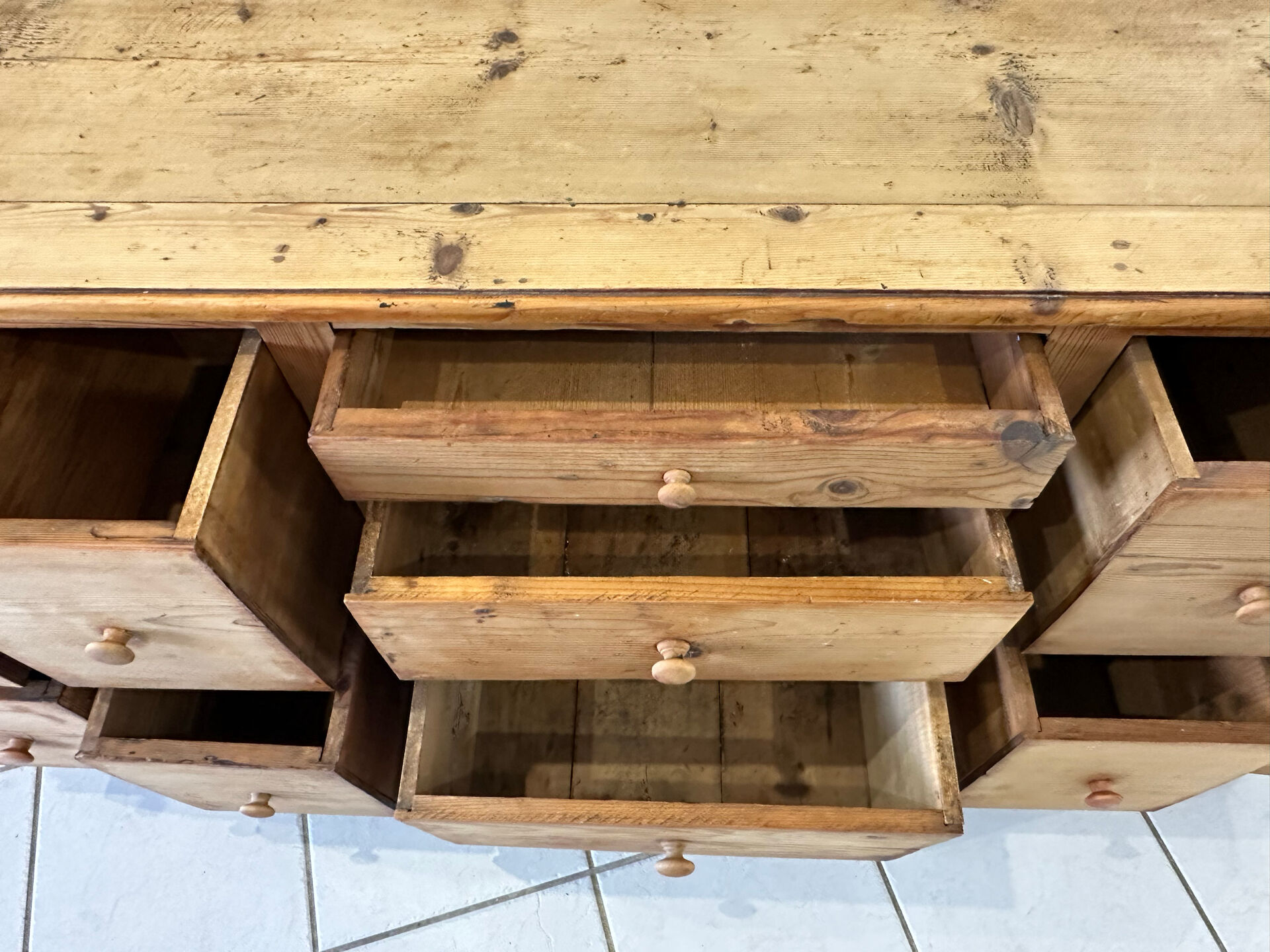 Vintage 1950s workshop sideboard