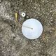 Vintage industrial pendant light farmhouse style old loft green and white lampshade