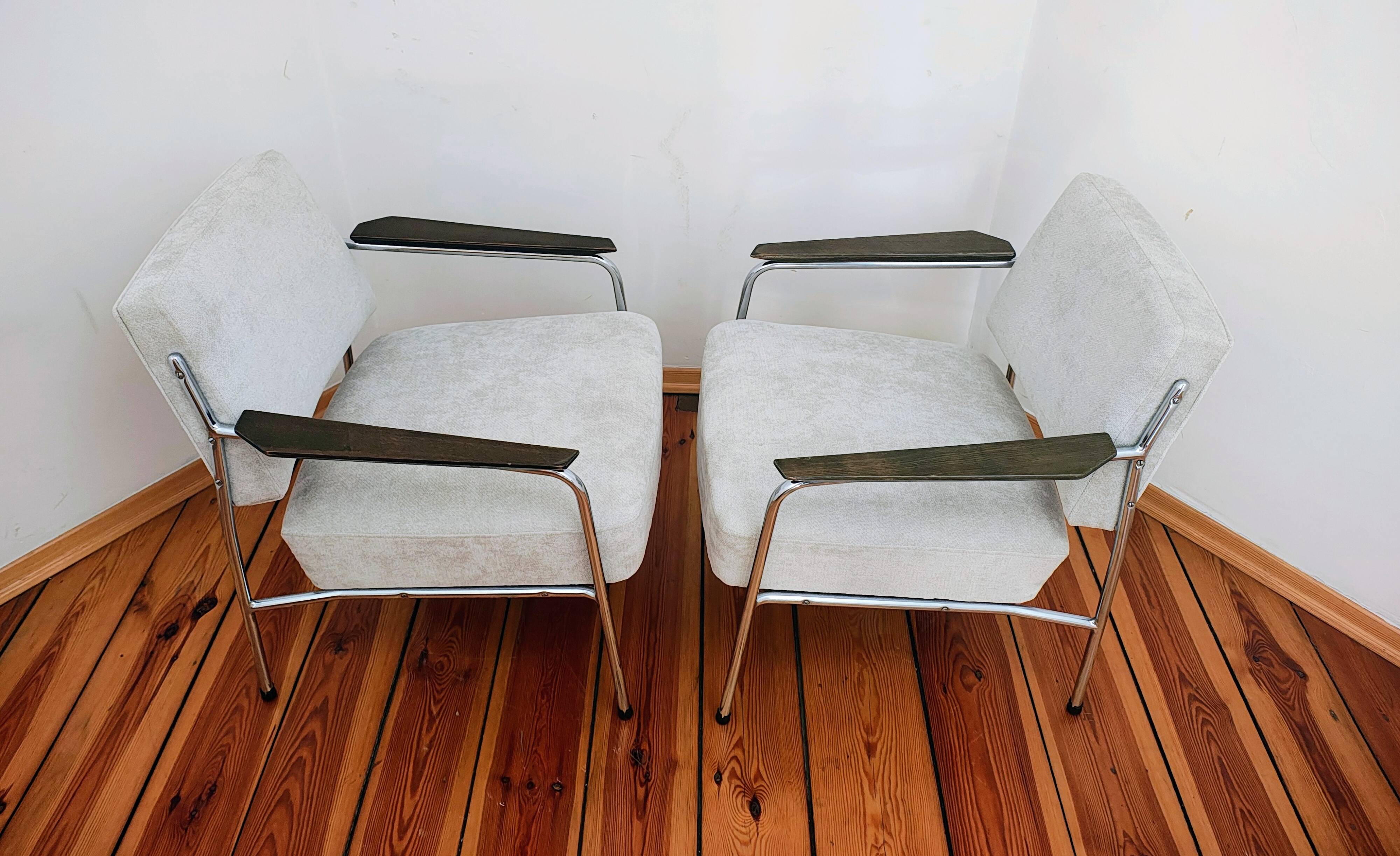 Vintage Czechoslovakian Armchairs, 1960s