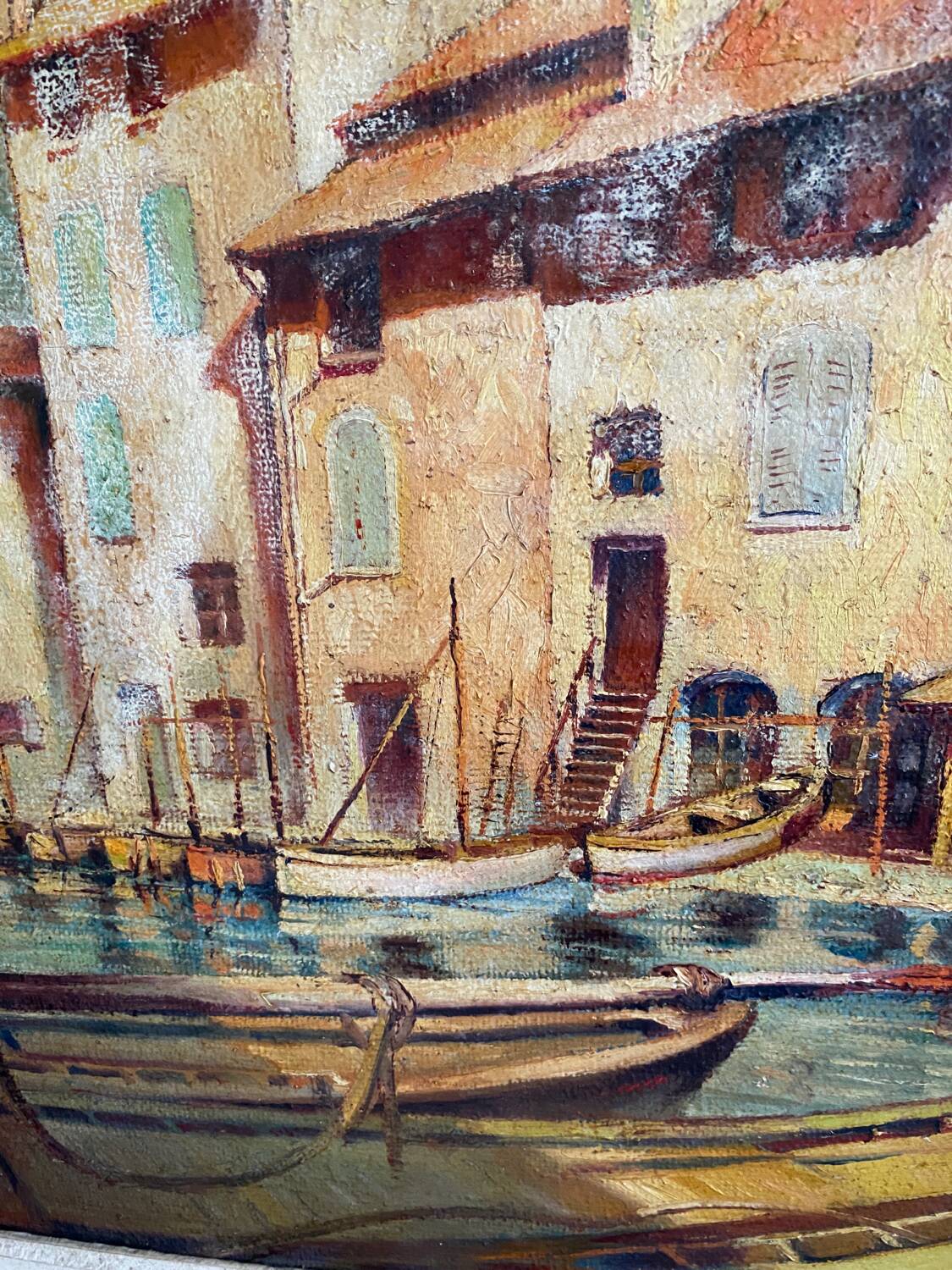 Mediterranean port landscape