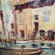 Mediterranean port landscape