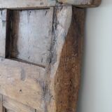 Antique carved wooden window and shutter from Rajasthan