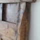 Antique carved wooden window and shutter from Rajasthan