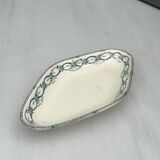 Antique ironstone dish – Salins Récamier – French earthenware dish
