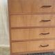 Commode 4 tiroirs - années 50/60