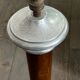 Mid-century lamp base in wood and metal