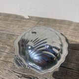 Silver plated butter dish shell 1950