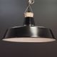Black pendant lamp, Danish design, 1960s, production: Denmark