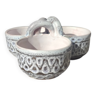 Tripod ceramic bowls by Jean Austruy from the 1950s/60s.